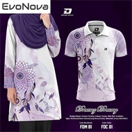 EvoNova (READYSTOCK) DREAMZ TSHIRT MUSLIMAH JERSEY DESIGN DREAMY BAJU JERSEY MUSLIMAH