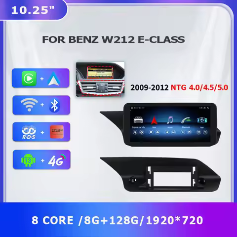 10.25" Android 13 Auto Carplay Car radio For Mercedes Benz W212 E-Class NTG 4.0 4.5 5.0 E200 E230 E2