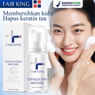FAIR KING [BPOM] Facial Exfoliating Mousse Peeling Gel Face Scrub Deep Remove Cleaning All Skin Type