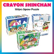 [CRAYON SHINCHAN] 150pcs Jigsaw Puzzle (Snowman  Friends on the beach  Rainy day Friends)