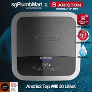 Ariston x sgPlumbMart Andris2 Top 30 Liters WiFi-enabled Storage Water Heater Ariston TOP 30 Ariston Wifi 30