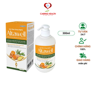 Gel tắm gừng nghệ Altawell 300ml cho mẹ bầu & sau sinh hỗ trợ ngừa thâm mụn dưỡng da sáng hồng