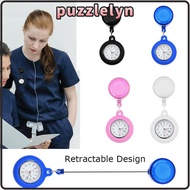 PUZZLELYN Pocket Watch Brooch Pin Gift Silicone Fob Watch