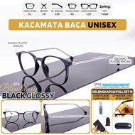 Minimalist Oval Reading Glasses Light Plastic Plus Lens +100 +125 +150 +175 +200 +225 +250 +275 +300
