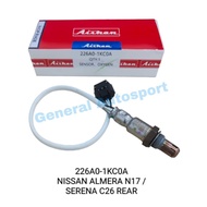 Oxygen Sensor Rear Brand Aishan Japan Nissan Almera N17 Serena C26 226A0-1KC0A-ASN