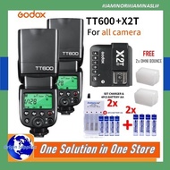 [BUNDLING PROMO] FLASH GODOX TT600 TT 600 2PCS + TRIGGER GODOX X2T