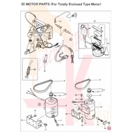 4S3x6-W Buat Tutup Arang Motor Dinamo Mesin Jahit Karung NP-7A NP7A