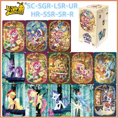 KAYOU New My Little Pony Bond Forever Deck - Issue 10- Anime Products Christmas Children's Day Gifts