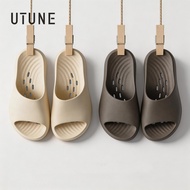 UTUNE Bathroom Slippers Quick-drying Non-slip Shower Slippers Unisex Leaking Water Slippers