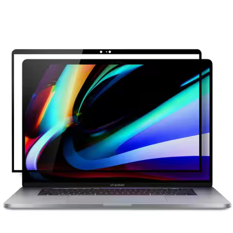 Screen Protector Cover With Black Frame For MacBook Pro 13 Air 13 Mac book 11 air 12 Retina 13 pro A