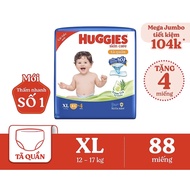 HUGGIES SKINCARE MEGA JUMBO diapers/diapers size XL84+4 PIECES