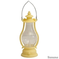 Battery Operated Hanging Candle Light R Antique LED Oil Lamp Hurricane Miners Lantern Lamp for Garden Tree Table Reading Camping (Warm White)