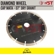 Tjap Mata Diamond Wheel Kering 7" / Mata Gerinda Granit 7inch DRY