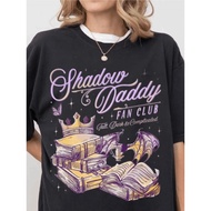 Women'S Shadow Daddy Book Club T-Shirt - Secret Love Fantasy Romance Novel Design with Crown & Book
