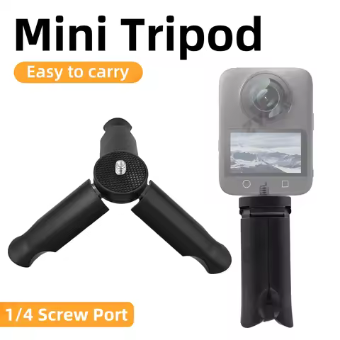 Mini Tripod Base For DJI Pocket 3/Insta360 X5/X4/X3/OSMO Action 4 5/Gopro 13/ Desktop Tripod Stand f