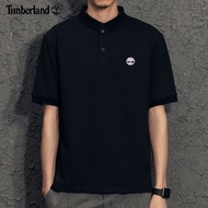 Timberland添柏岚POLO衫男春夏新款城市户外日常休闲舒适商务短袖A24H2 A24H2001/黑色 L(180/108)