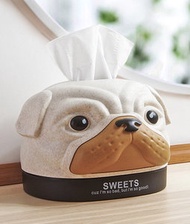 狗狗造型紙巾盒+眼鏡架 廁紙盒 紙巾盒 套