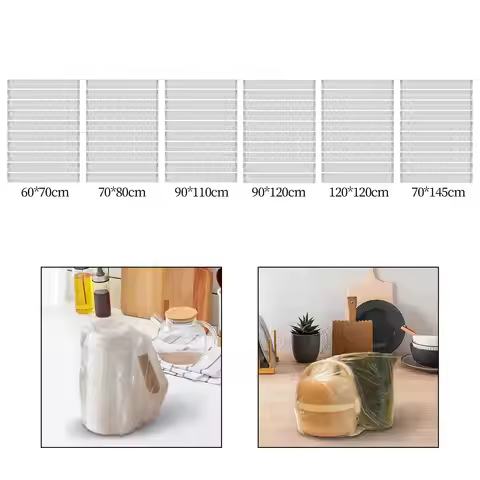 10x Disposable Kitchen Appliance Covers Clear Small Appliance Cover for Pressure Cooker Air Fryer Co