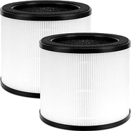 2-Pack True HEPA Replacement Filter, Compatible with Holmes True HEPA 360 Air Purifier HPA360W and Bionaire True HEPA 360° Air Purifier