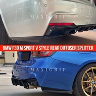 BMW F30 Rear diffuser splitter vorsteiner style Mad style diffuser F30 accessories bumperauto parts 
