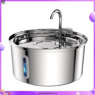 7L And 3L Large Capacity Stainless Steel Pet Cat Water Fountain Dog Pet Automatic Feeder With Window