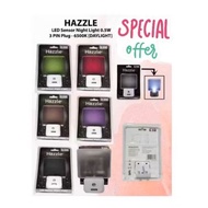 HAZZLE LED SENSOR NIGHT LIGHT 0.5W 3PIN PLUG (DAYLIGHT -65OOK )