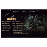 Escape From Tarkov Cheats/Hacks (CHAMS[Visible/Invisible]+NO RECOIL)