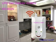 GAS ALARM ALARM DETEKSI KEBOCORAN GAS LPG/LPG GAS DETECTOR 802N-12V - AIYAA STOREE