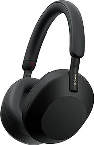 Sony WH-1000XM5 Wireless Noise-Cancelling Headphones, Foldable with Fast Charging - Black