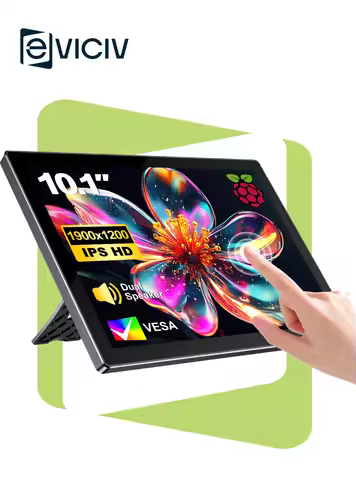 EVICIV 10.1 Inch Touchscreen Monitor 1920x1200 16:10 IPS Rpi Screen Display for Pi 5/4/3/2/Zero/B/B+