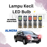 NISSAN ALMERA LED Bulb Small Headlamp Number Plate Light T10 Lampu Senja Kecil Kereta