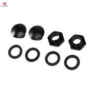 Rear Windshield Glass Strut Hardware Kit Fit for   92-95 Hatchback EG6  Black