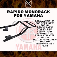 RAPIDO MONORACK For Yamaha Motorcycle Rack Box Motorsikal Rack Kaki Tapak Kotak Yamaha Ego Nouvo RXZ