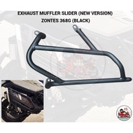 EXHAUST MUFFLER SLIDER (NEW VERSION) ZONTES 368G (BLACK)