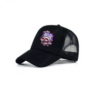 Hat monkey D. Luffy Trucker - Men's Mesh Hat Wanita monkey D. Luffy Luffy Luffy