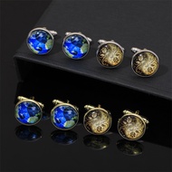 1Pair Unisex Fashion Creative Circular Tai Chi Gossip Design Cufflinks High End Versatile Clothes Sh