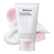 BIODANCE Collagen Mask To Cleanser, 2-in-1 Pore Care and Hydrating Foaming Facial Cleanser for Sensi