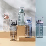 3.8-Liter Water Bottle Tells The Time To Drink Each Day. Very Big No Need Add More Often.