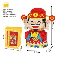 Compatible with Lego God of Wealth Small Bearbrick Small Particles Children Educational Assembly Toys