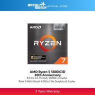 AMD Ryzen™ 7 5800X3D Gaming Processor 10th Anniversary