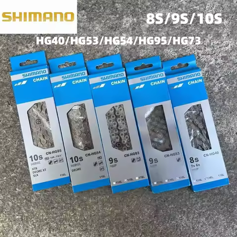 Shimano 8/9/10 Speed Chain Set Includes HG40 HG54 HG95 HG53 HG73 Models 116 Links Each Meeting Vario