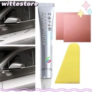 WITTE Car Paint Putty, Efficient Repair Universal Car Paint Scratch Filler Putty,  Fast-drying Fix Scratches Easy to Use Automotive Maintenance Fast Molding Putty