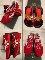 MIZUNO WAVE EMPEROR JAPAN 4 皇速 紅色 慢跑鞋 馬拉松 日本製