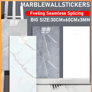 30x60cm wall sticker waterproof/wall sticker Marble Wall Tile Paper KitchenWall Sticker Wall Paper B