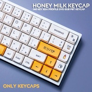 (SG) PBT Mechanical Keycap Switches Japanese XDA Profile Bee Matcha Gateron Cherry MX Switches 60/70