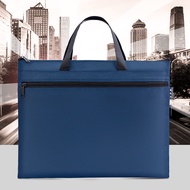 File Bag A4Office Supplies Zipper Bag Information Bag Ladies Canvas Handbag Men's Briefcase Conferen