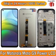 B2 For 2 Motorola G9 Power LCD Display With Frame Touch Digiziter Assembly Moto Xt2091-3, Xt2091-3