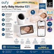 eufy by Anker Baby Monitor E21 with 4K HD Camera, 5" 720p Display