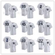 Same Day DeliveryBaseball Uniform Jersey yankees 99 White No Name Aaron Judge PYYN