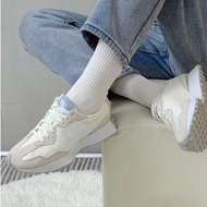 New Balance 327 Milk Tea Beige White Sports Shoes